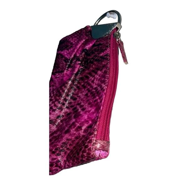 LULU Vegan Python Contemporary Clutch - Picture 4 of 11